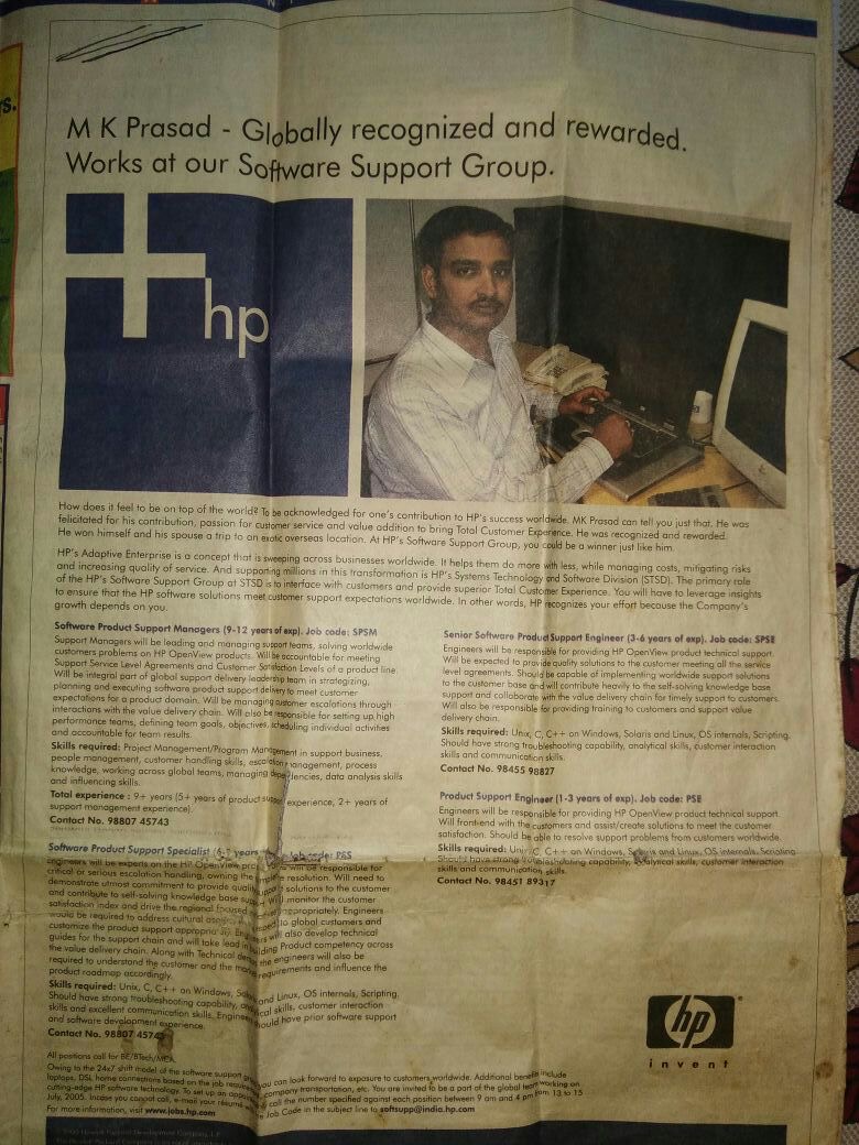 HP Global Newspaper Feature